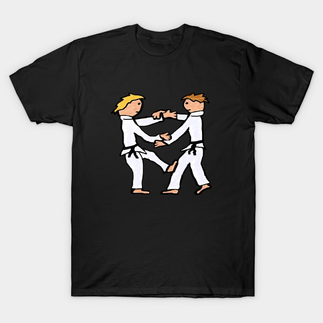 Judo T-Shirt by Mark Ewbie